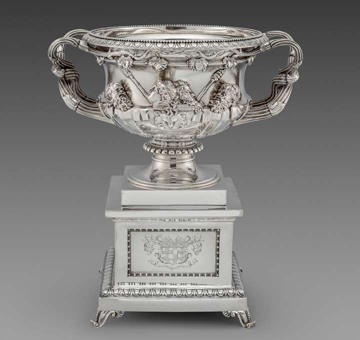 A George IV Warwick Vase on Stand